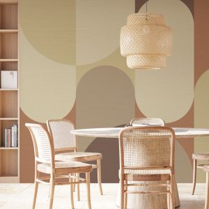 Soft Geometrik Desenler Modern Duvar Kağıdı | Duvar Kağıdı Marketi