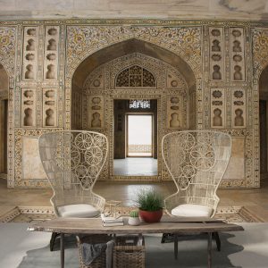 Tac Mahal İşlemeli Kapı Duvar Kağıdı
